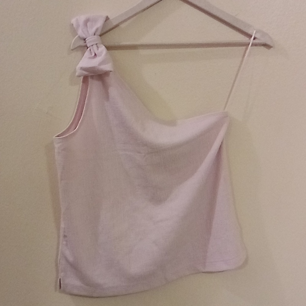 JCrew one shoulder top
